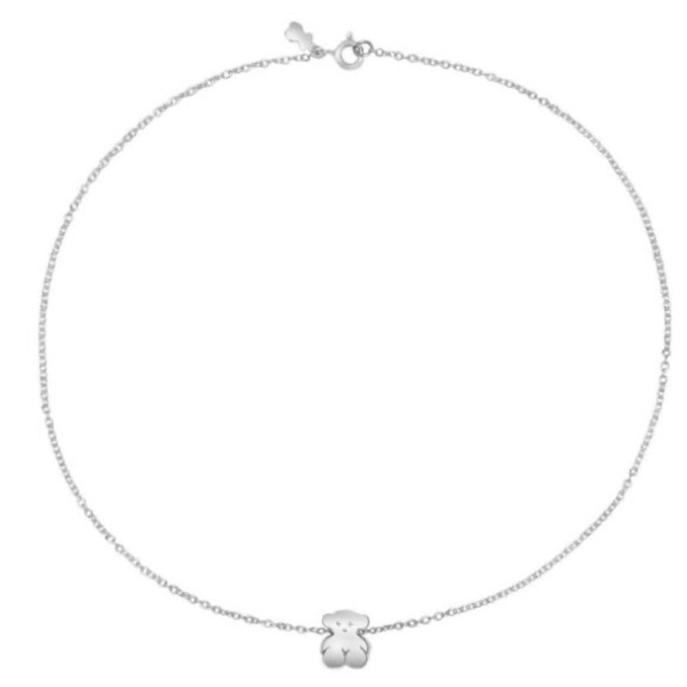 NWT TOUS Sweet Dolls Bear Sterling Silver Choker Necklace​​​​​